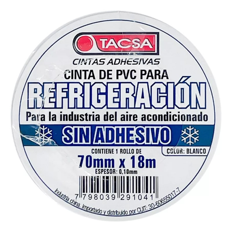 Cinta refrigeración sin adhesivo
