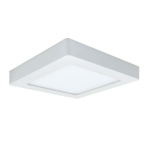 Plafón 18 W cuadrado sobreponer luz fría