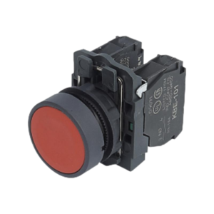 Pulsador rasante 22 Conextube rojo CXX22-AA42