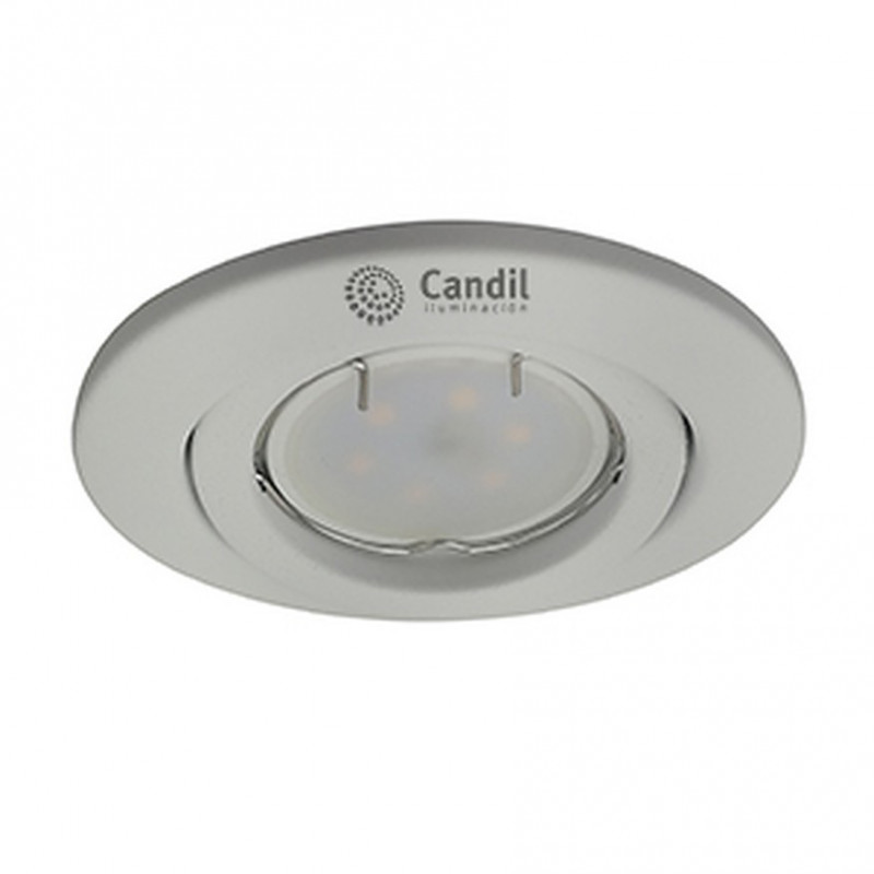 Spot DML móvil redondo 9.3 cm corte 7 cm blanco